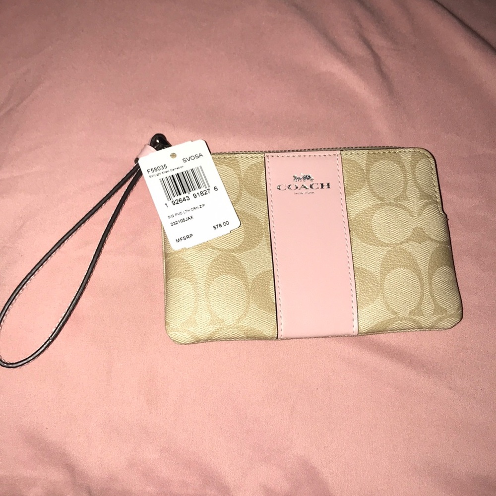 100% Genuine Coach Wristlet Wallet